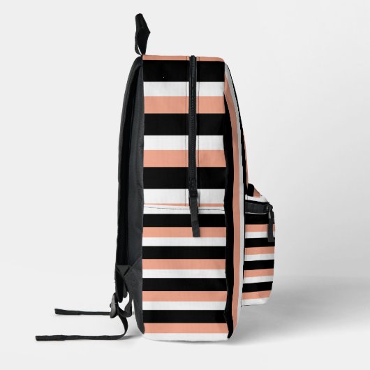 For Style Lovers – Abstract Peach Art Backpack Bedrukte Rugzak (Links)