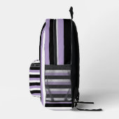 For Style Lovers – Abstract Purple Art Backpack Bedrukte Rugzak (Rechts)