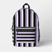 For Style Lovers – Abstract Purple Art Backpack Bedrukte Rugzak (Voorkant)