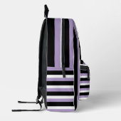 For Style Lovers – Abstract Purple Art Backpack Bedrukte Rugzak (Links)