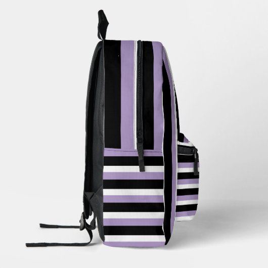For Style Lovers – Abstract Purple Art Backpack Bedrukte Rugzak (Links)