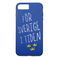 För Sverige i Tiden Cell Phone Case, Zweeds