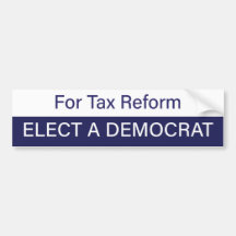 For Tax Reform, Elect a Democrat