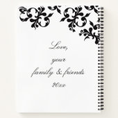 "For the Bride" Recipe book Notitieboek (Achterkant)