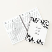 "For the Bride" Recipe book Notitieboek (Binnen)