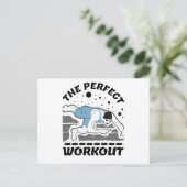 For The Swimmer - The Perfect Workout Swim Briefkaart (Staand voorkant)