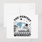For The Swimmer - The Perfect Workout Swim Briefkaart (Voorkant / Achterkant)