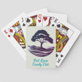 "For the Win" aangepaste golfclub speelkaarten (Achterkant)