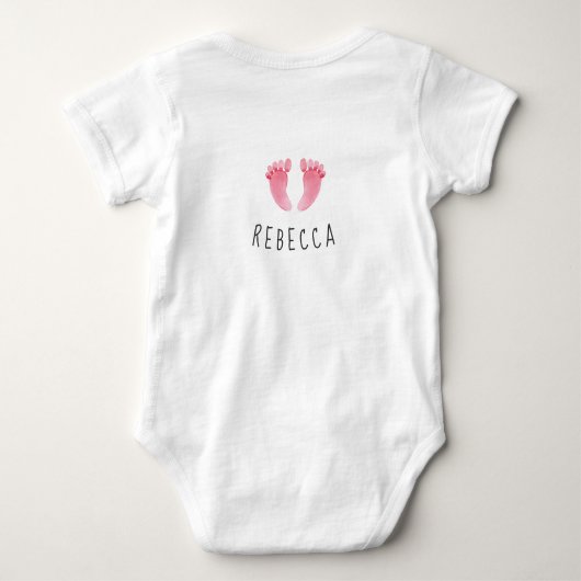 For This Child I Have Prayed Baby Bodysuit (Achterkant)