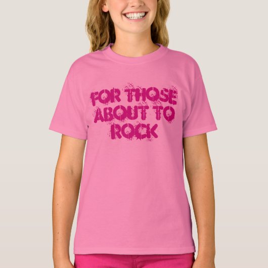 For Those About to Rock TShirt (Voorkant)