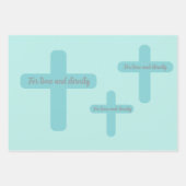 For time and eternity inpakpapier vel (Voorkant)