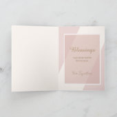 For Unto Us a Child is Born Christmas Card Bedankkaart (Binnen)