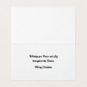 For Unto Us a Child is Born Kaart (Binnenkant ongevouwen)