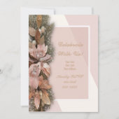 For Unto Us Christmas Invitation Card Kaart (Voorkant)