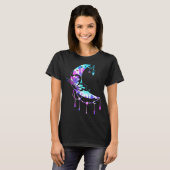 for Women Crescent Moon Butterfly Mandala Yoga T-shirt (Voorkant volledig)
