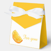 For you, orange bedankdoosjes (Voorkant)