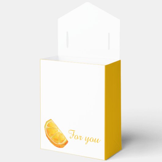 For you, orange bedankdoosjes (Open)