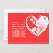 For You See Love Postcard Briefkaart (Voorkant / Achterkant)