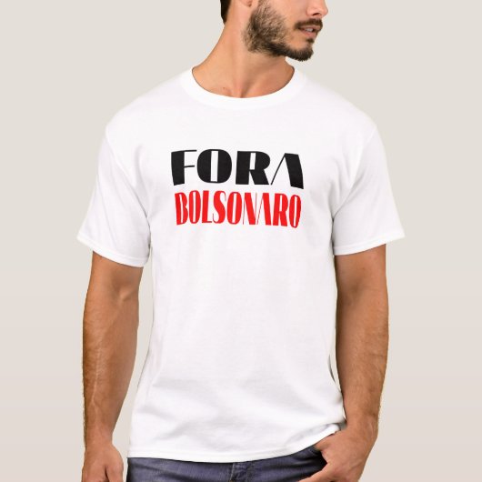 Fora Bolsonaro Lula Presidente T-shirt (Voorkant)