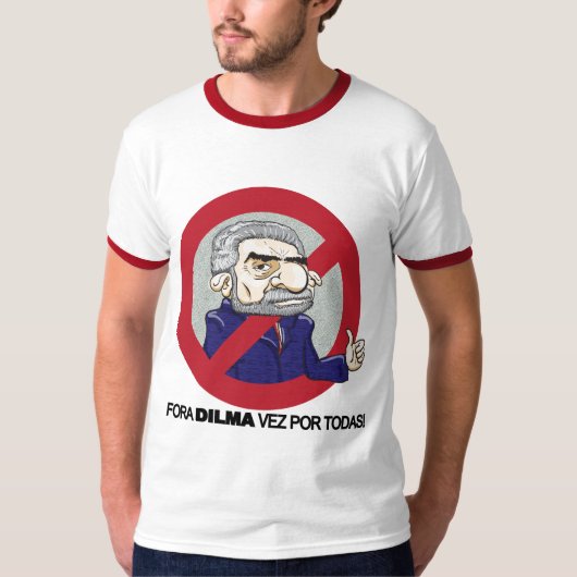 Fora DILMA vez. T-shirt (Voorkant)