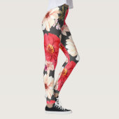 Foral and Glamour Seamless Pattern Natural Leggings (Rechts)