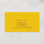 Foral Dogwood Spring Monogram Visitekaartje (Achterkant)