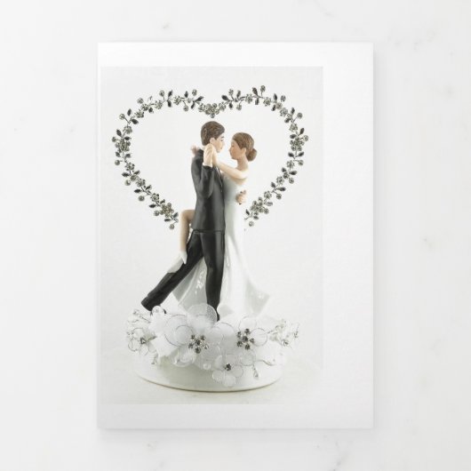 Foral & Elegante bruiloft uitnodiging (Cover)