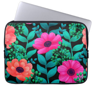 Foral en glamour Seamless Pattern Natural Spring Laptop Sleeve