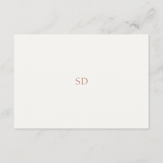 Foral Waterverf Wedding Finer Details QR-code Informatiekaartje (Achterkant)