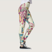 Foral Women's Leggings: Verhoog uw stijl legging (Rechts)