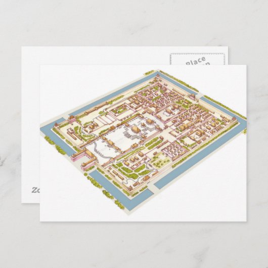 Forbbiden City Beijing Briefkaart (Voorkant / Achterkant)