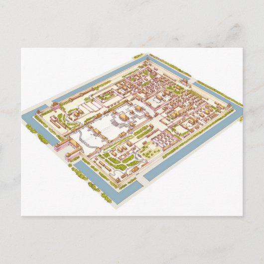 Forbbiden City Beijing Briefkaart (Voorkant)