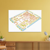 Forbbiden City Beijing Canvas Afdruk (Insitu (Woonkamer))