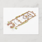 Forbbiden City Peking. Detail Briefkaart (Voorkant)