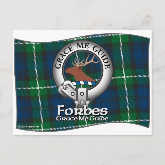 Forbes Clan Briefkaart (Voorkant)