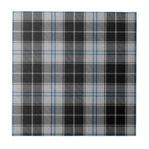 Forbes Dress Witte en Groene Schotse Plaid Tegeltje