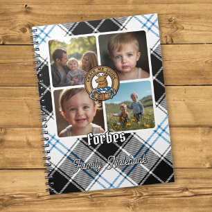 Forbes familie foto collage notitieboek