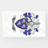 Forbes Family Crest Coat of Arms Spandoek (Horizontaal)