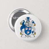 Forbes Family Crest Ronde Button 5,7 Cm (Voorkant /achterkant)