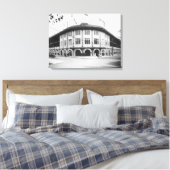 Forbes Field Stadium Pittsburgh Baseball Canvas Afdruk (Insitu (Slaapkamer))