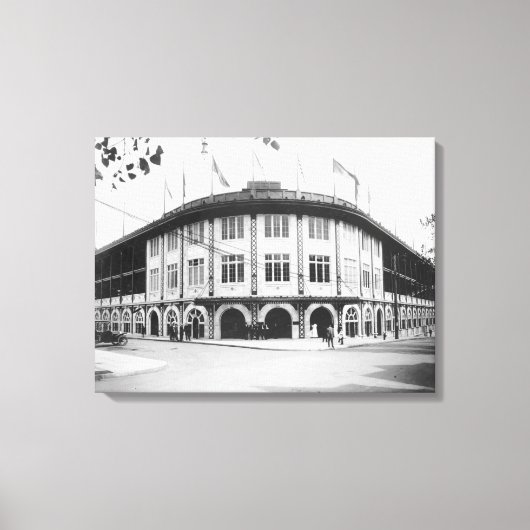 Forbes Field Stadium Pittsburgh Baseball Canvas Afdruk (Voorkant)