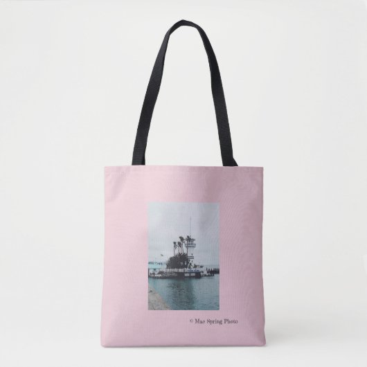 Forbes Island San Francisco, Californische Canvas Tote Bag (Voorkant)