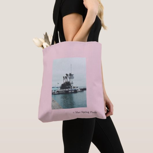 Forbes Island San Francisco, Californische Canvas Tote Bag (Dichtbij)