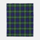 Forbes Modern Karo Fleece Deken (Voorkant)