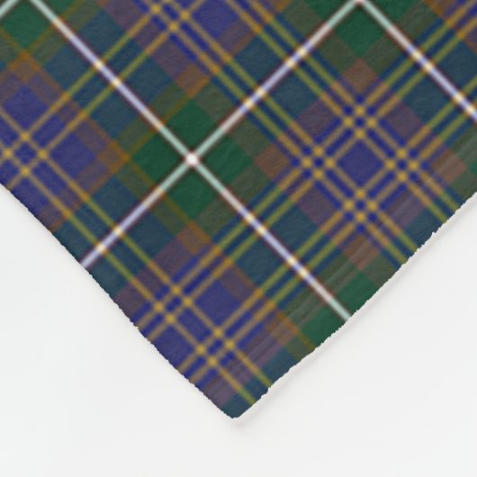 Forbes of Druinnor Clan Badge Tartan Pset Fleece Deken (Hoek)