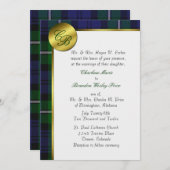 Forbes Pset Monogram Weddenschap Kaart (Voorkant / Achterkant)