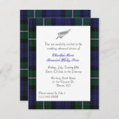 Forbes Pset Wedding Rehearsal Dinner Invitation Kaart (Voorkant / Achterkant)