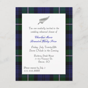 Forbes Pset Wedding Rehearsal Dinner Invitation Kaart