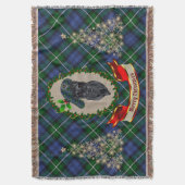 Forbes Scottie Dog Kerstmis Throw Blanket Deken (Voorkant Verticaal)