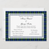 Forbes Scottish Wedding Invitation Kaart (Voorkant)